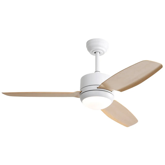 Takfläktar med ljus med reversibel DC-motor och justerbar hastighet