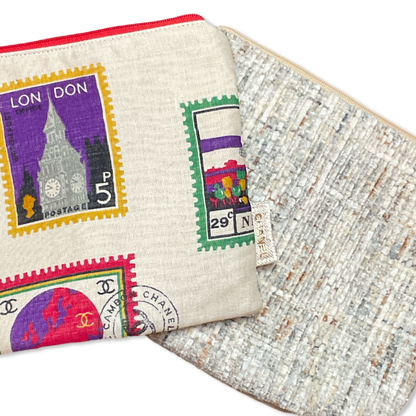 Stamps of the World Vintage Cashmere & Silk Scarf All-Around Bag