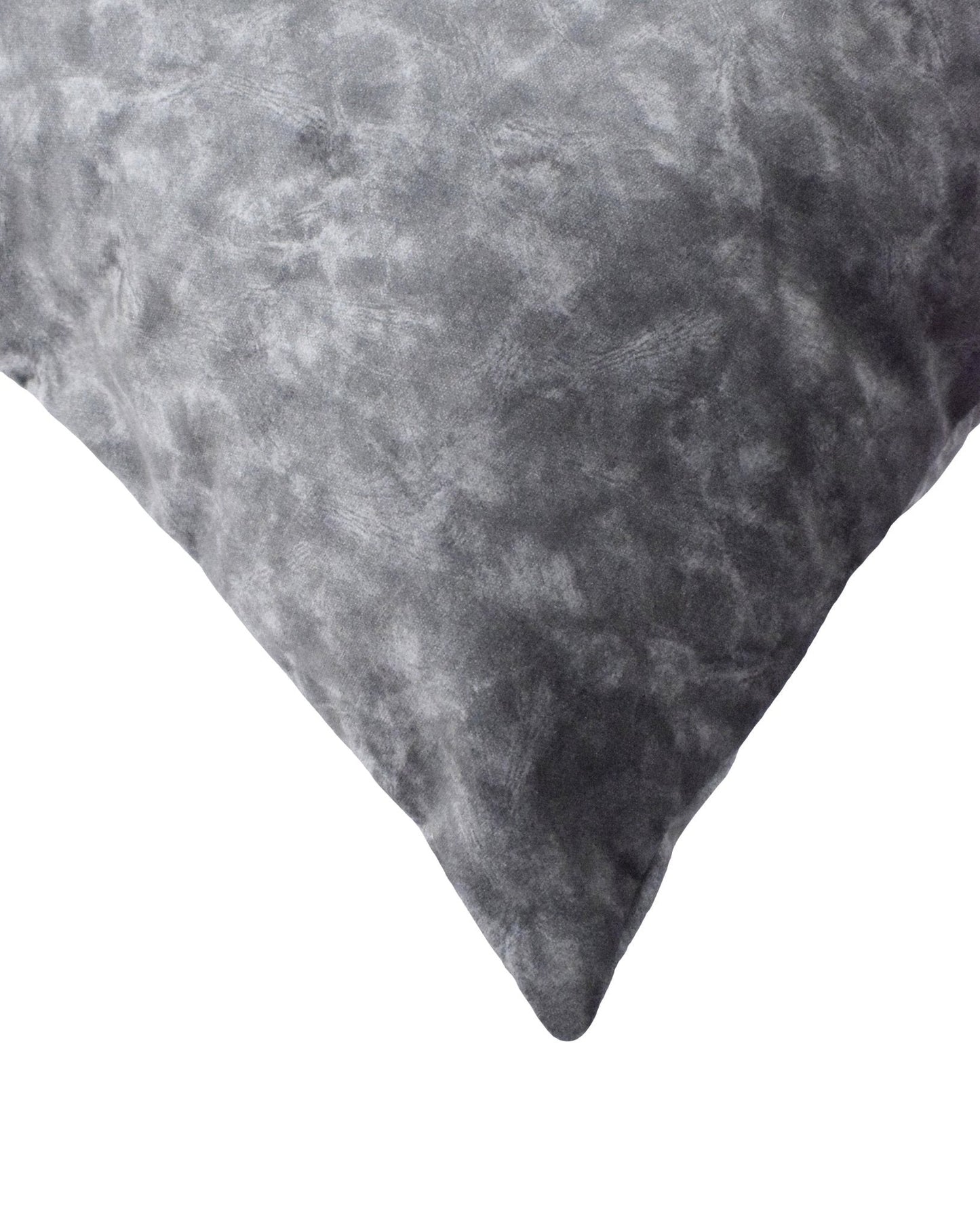 Charcoal Square and Lumbar Luxury Velvet Pillow | TRDPL03