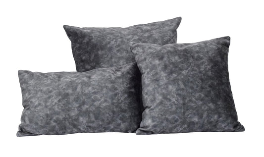 Charcoal Square and Lumbar Luxury Velvet Pillow | TRDPL03