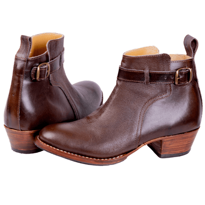 Charmer Leder-Stiefeletten