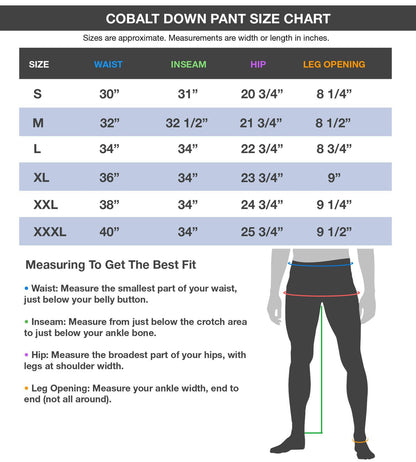 Vycah Cobalt Down Pant - Fall