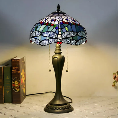 Färgglad trollslända Tiffany-lampa original