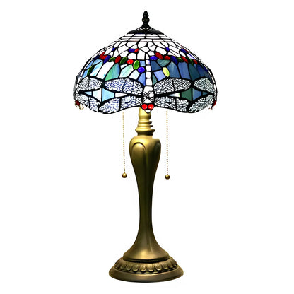 Färgglad trollslända Tiffany-lampa original