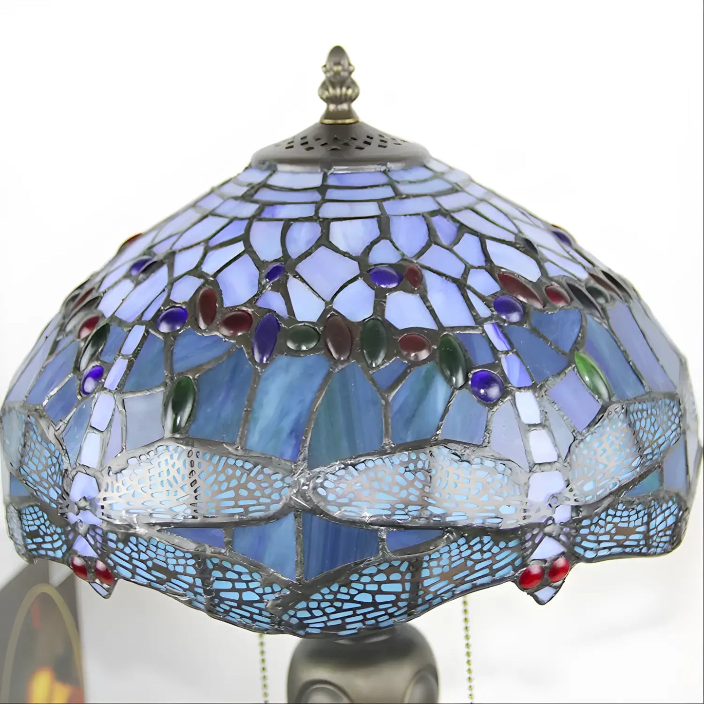 Färgglad trollslända Tiffany-lampa original