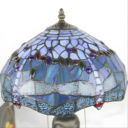 Färgglad trollslända Tiffany-lampa original