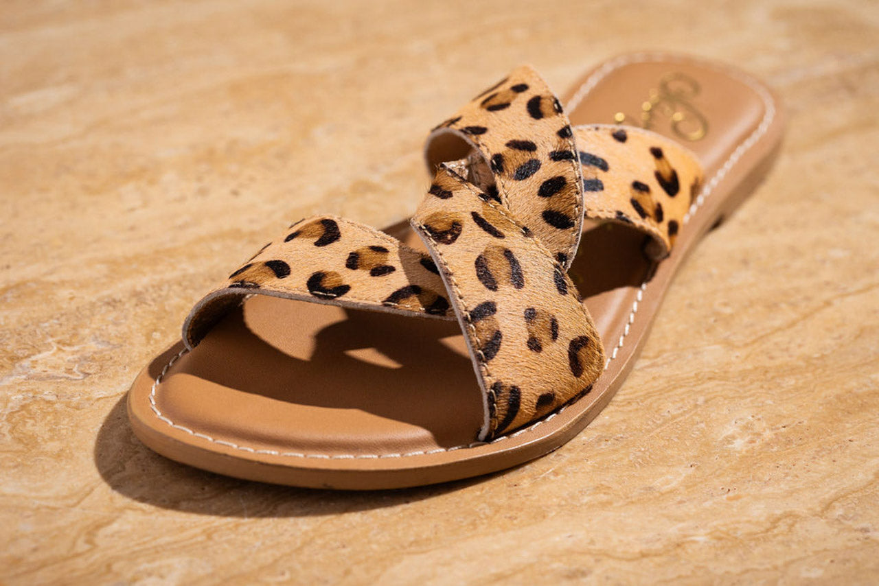 Sandalo Conga in Leopardo