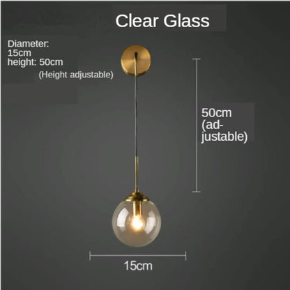 Samtida modern hängande lampa perfekt för sovrumsutrymmen