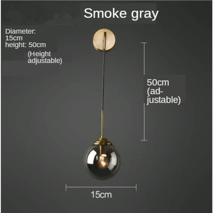 Samtida modern hängande lampa perfekt för sovrumsutrymmen