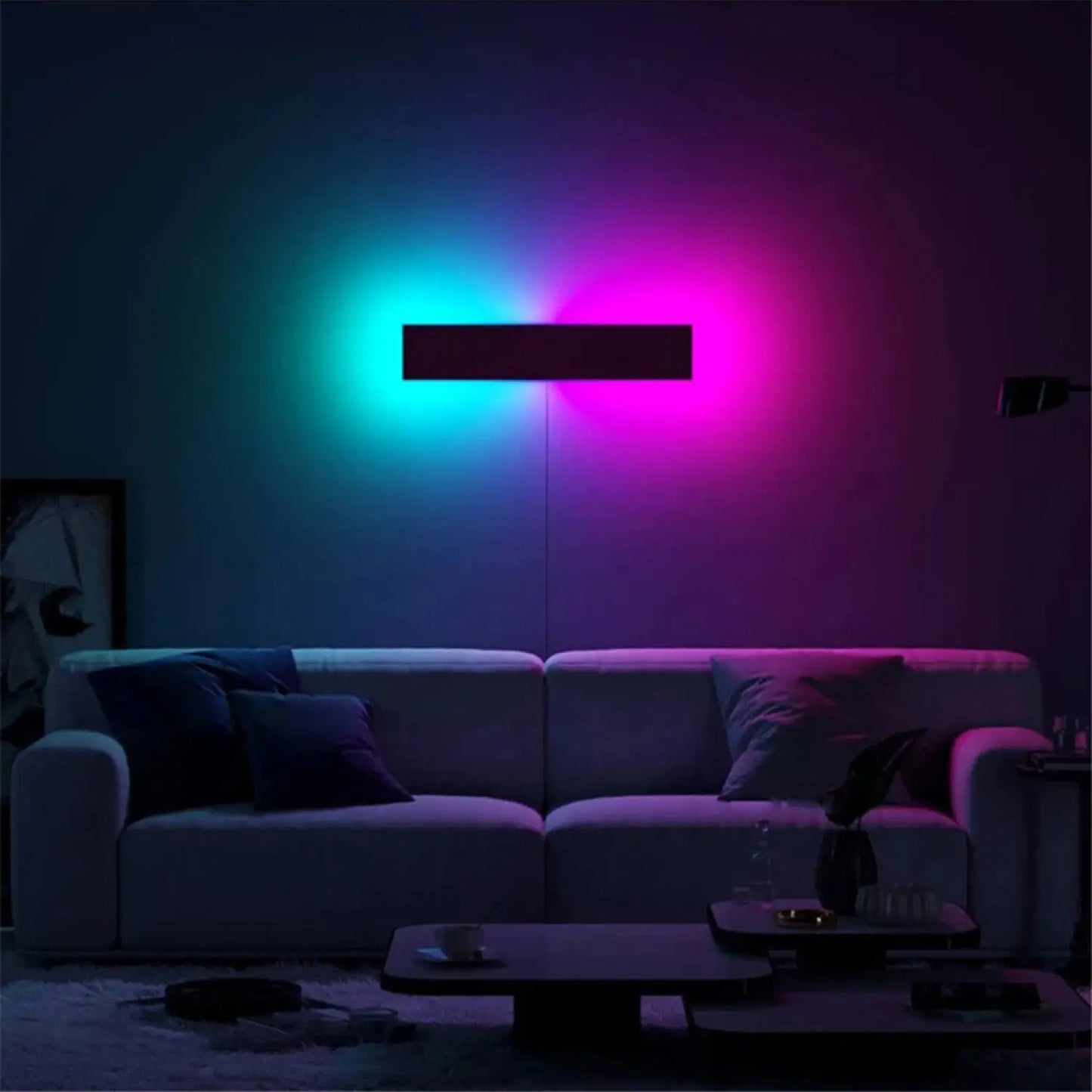 Kreativa LED-vägglampor i lådform för sovrum och modern look
