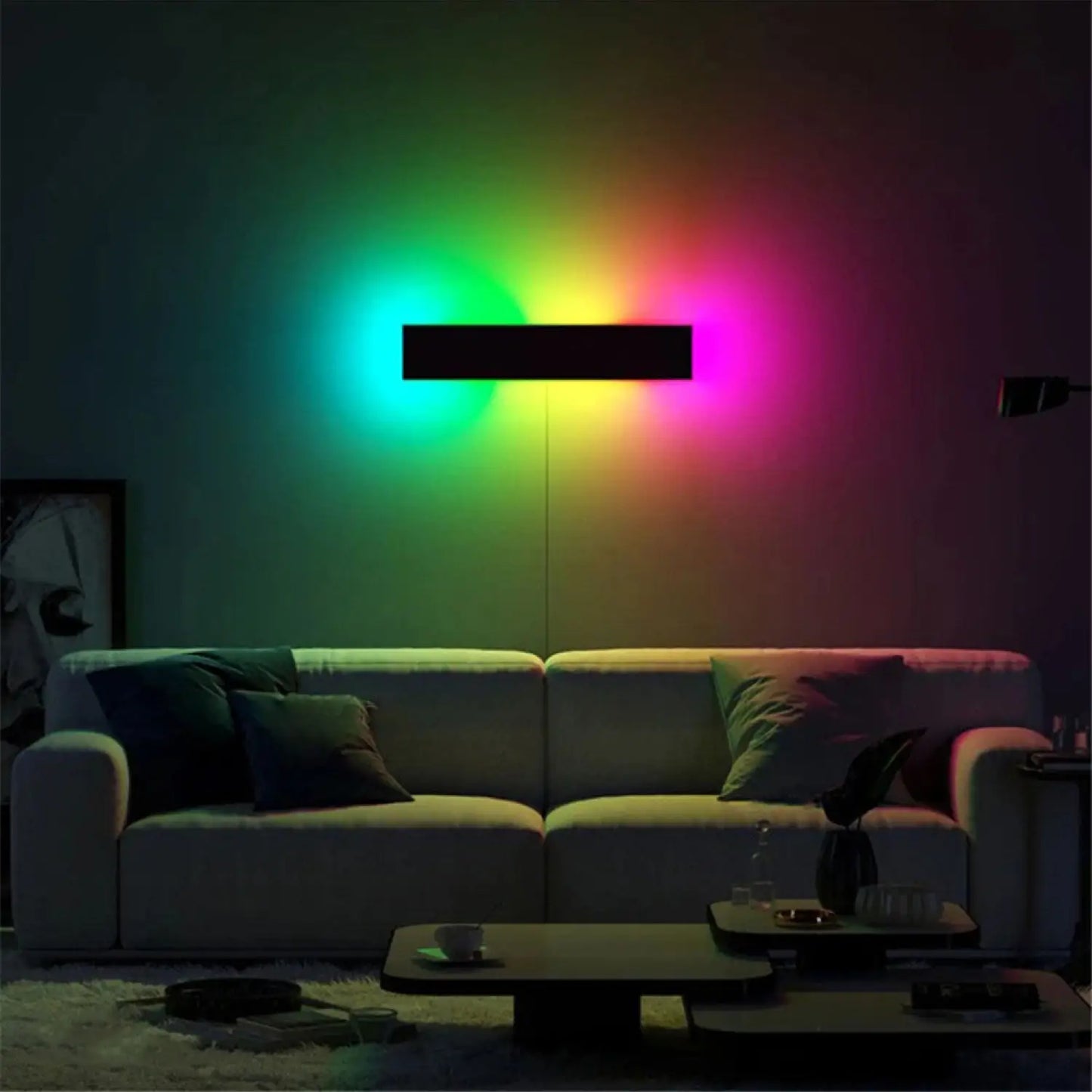 Kreativa LED-vägglampor i lådform för sovrum och modern look