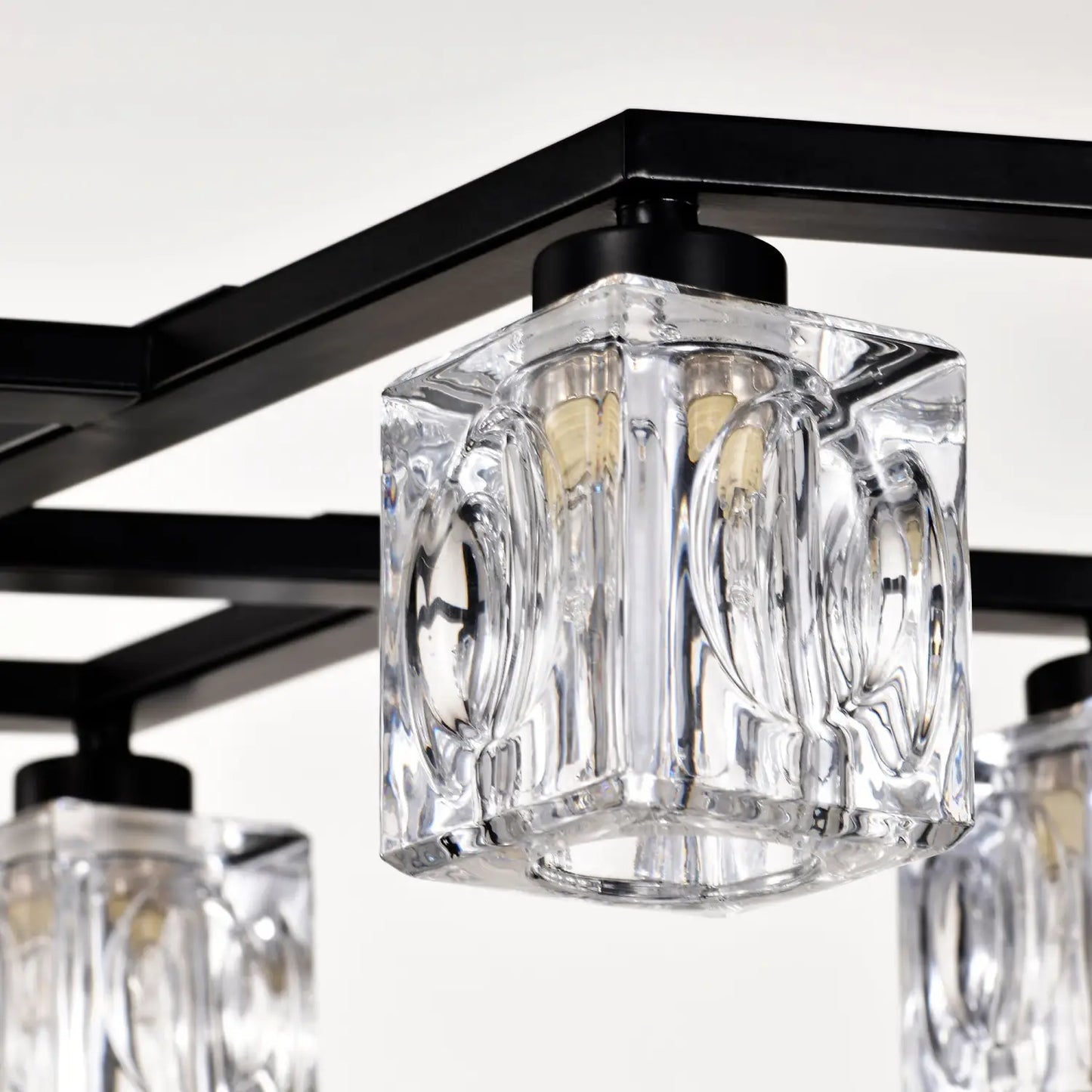 Kristallkrona för matsal med 8-ljus för modern lantlig design