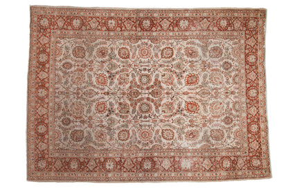 8x11 Vintage Distressed Meshed Carpet