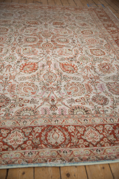 8x11 Vintage Distressed Meshed Carpet