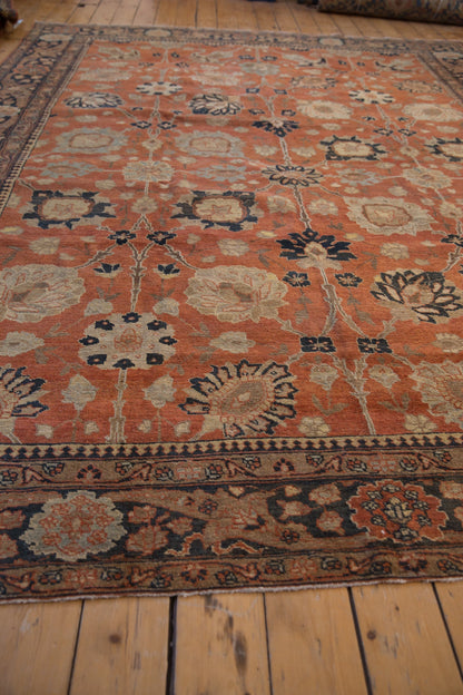 9x12.5 Vintage Tabriz Carpet