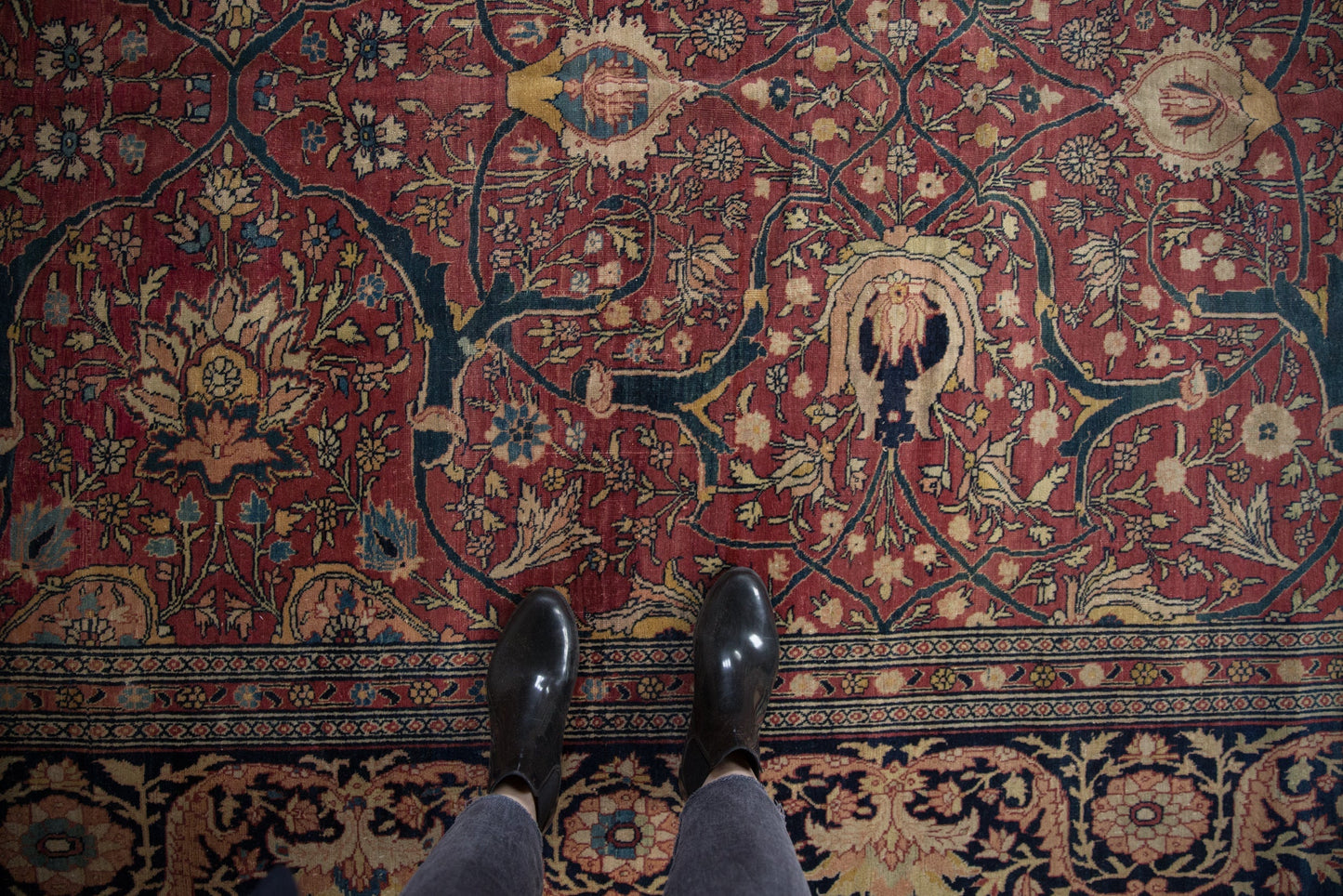 7x10.5 Antique Fine Tabriz Carpet