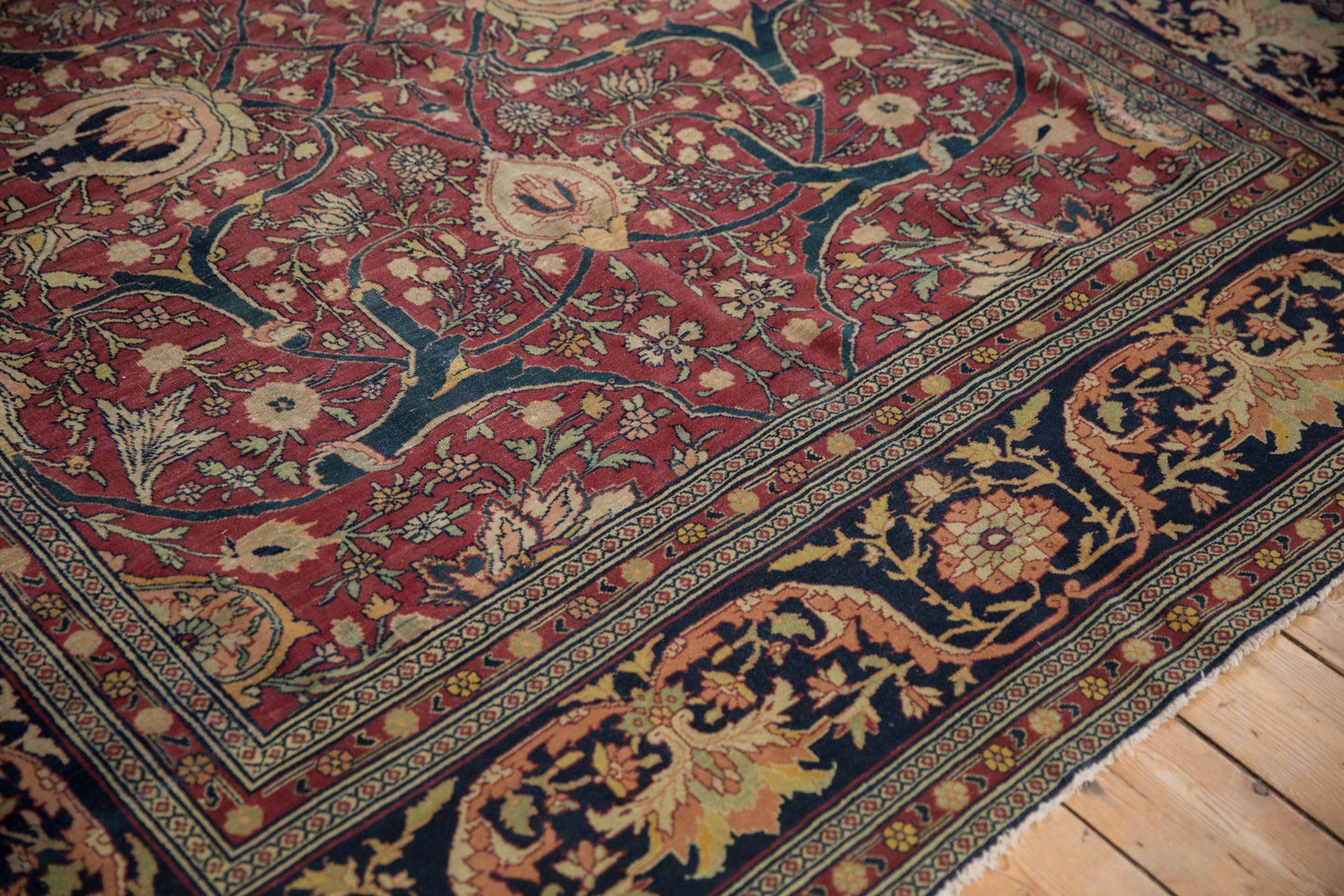 7x10.5 Antique Fine Tabriz Carpet