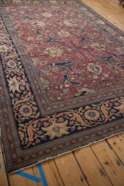 7x10.5 Antique Fine Tabriz Carpet
