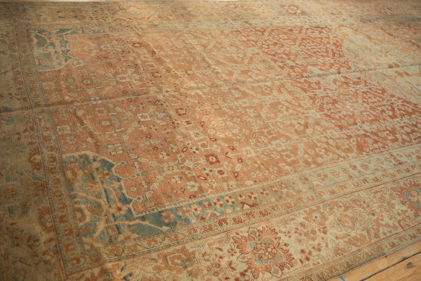 7x16.5 Vintage Fine Distressed Malayer Carpet