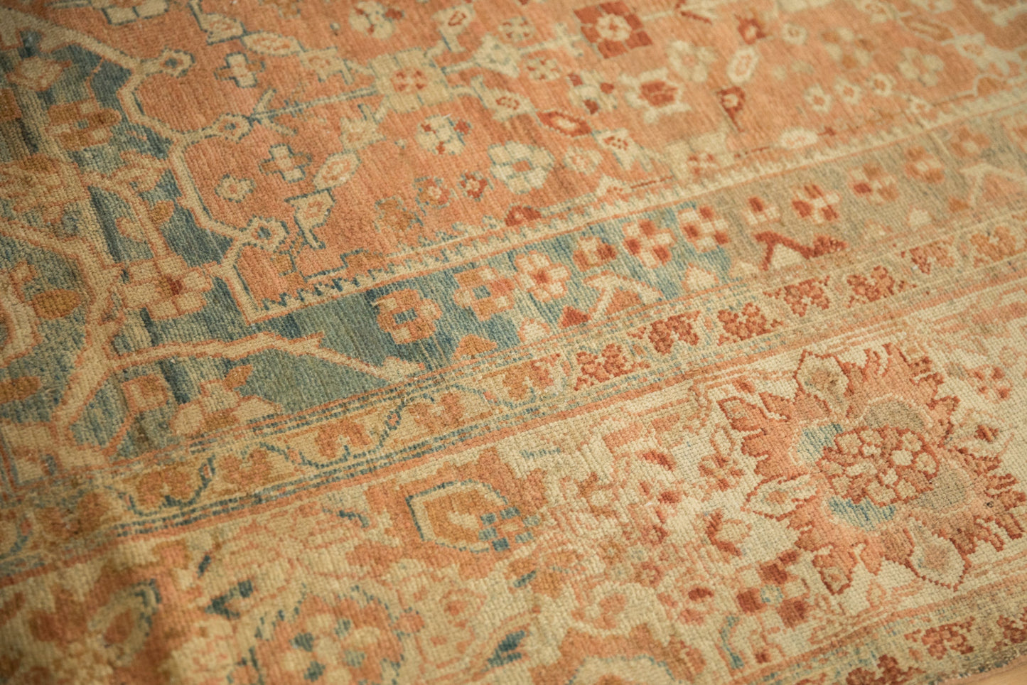 7x16.5 Vintage Fine Distressed Malayer Carpet