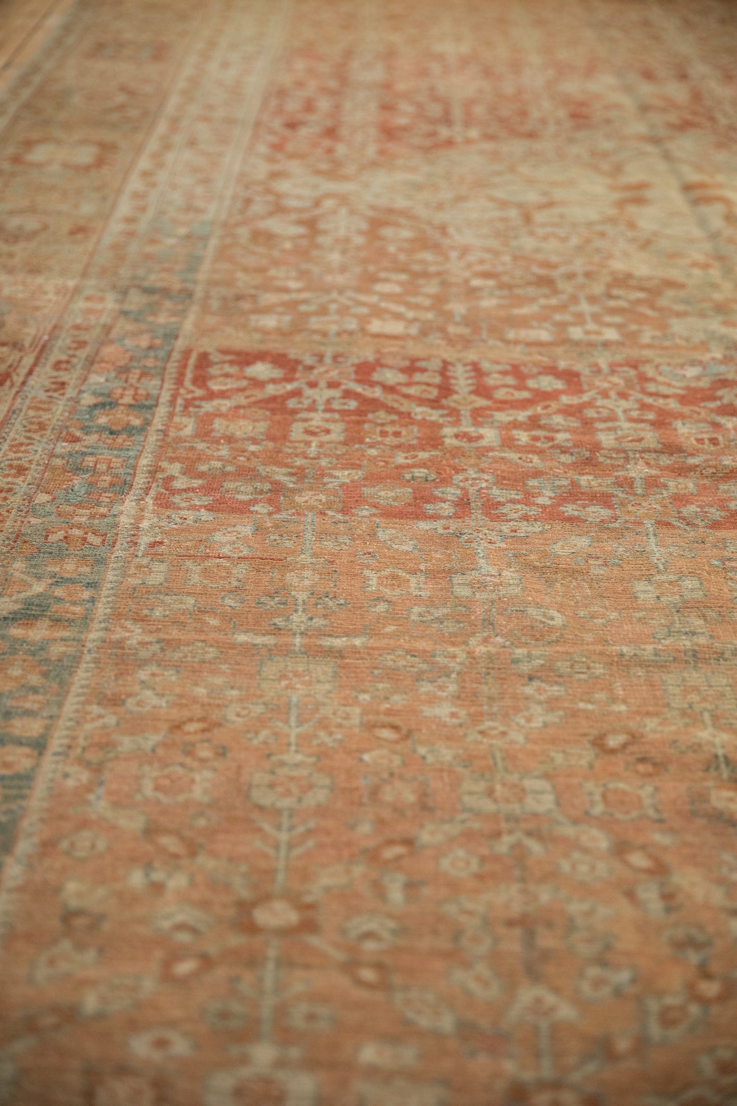 7x16.5 Vintage Fine Distressed Malayer Carpet