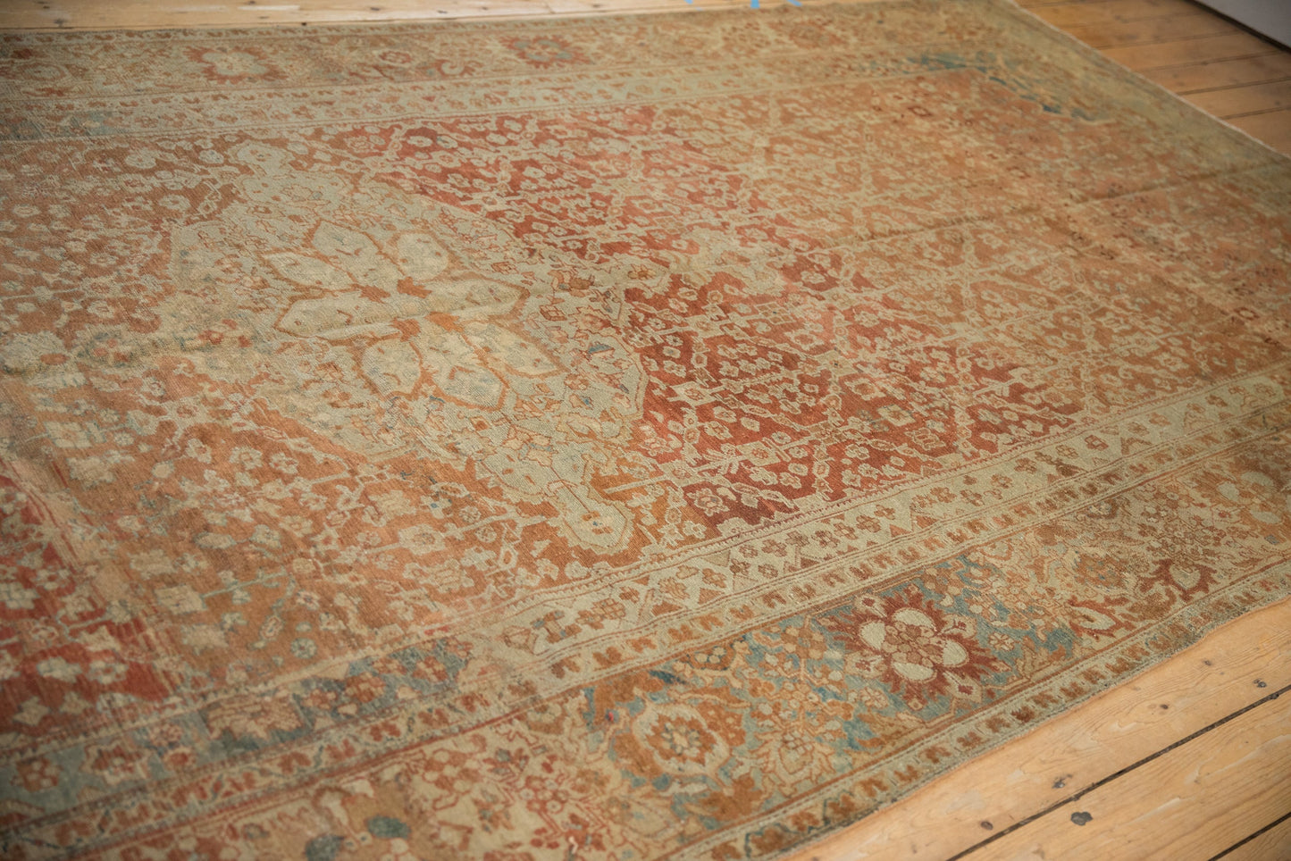 7x16.5 Vintage Fine Distressed Malayer Carpet