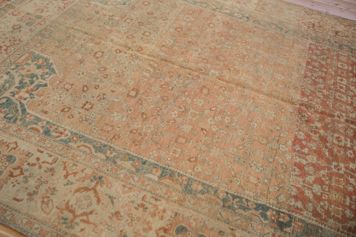7x16.5 Vintage Fine Distressed Malayer Carpet