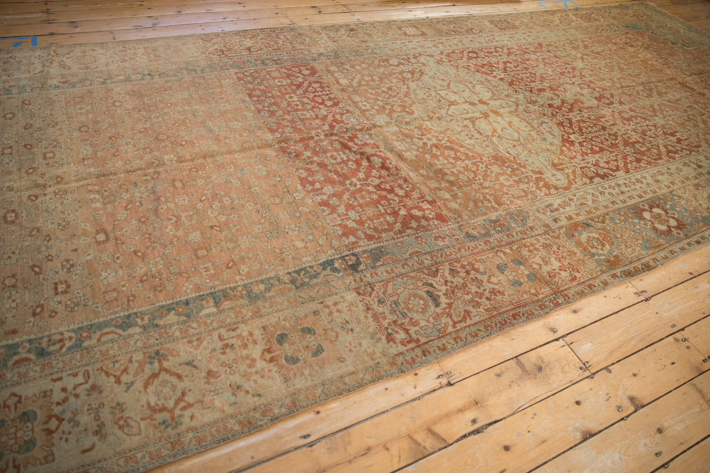 7x16.5 Vintage Fine Distressed Malayer Carpet