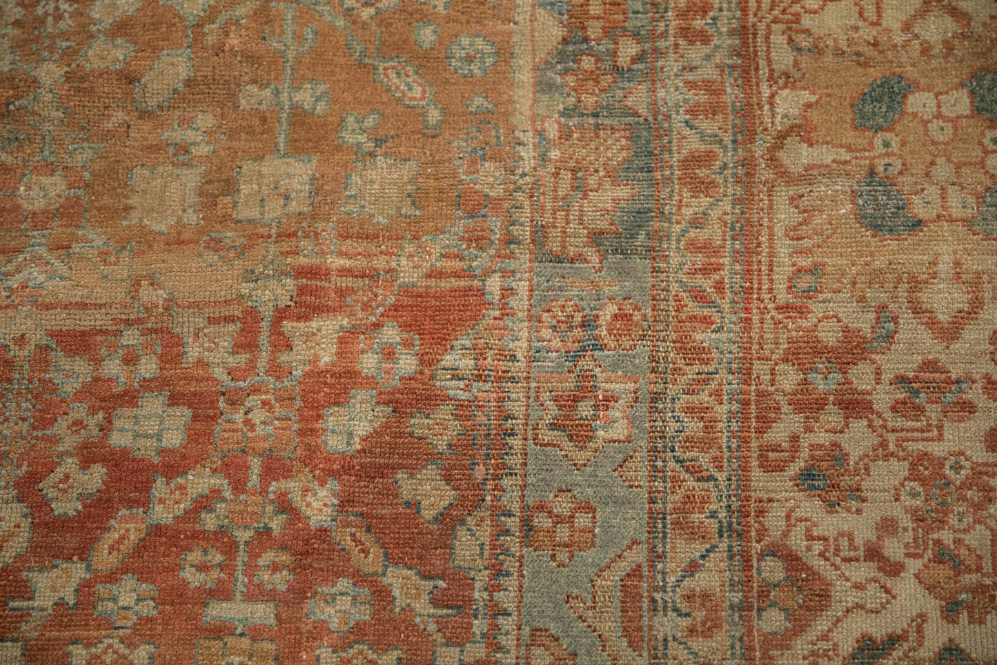 7x16.5 Vintage Fine Distressed Malayer Carpet