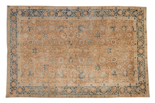 7x11 Antique Distressed Gold Wash Khoy Carpet
