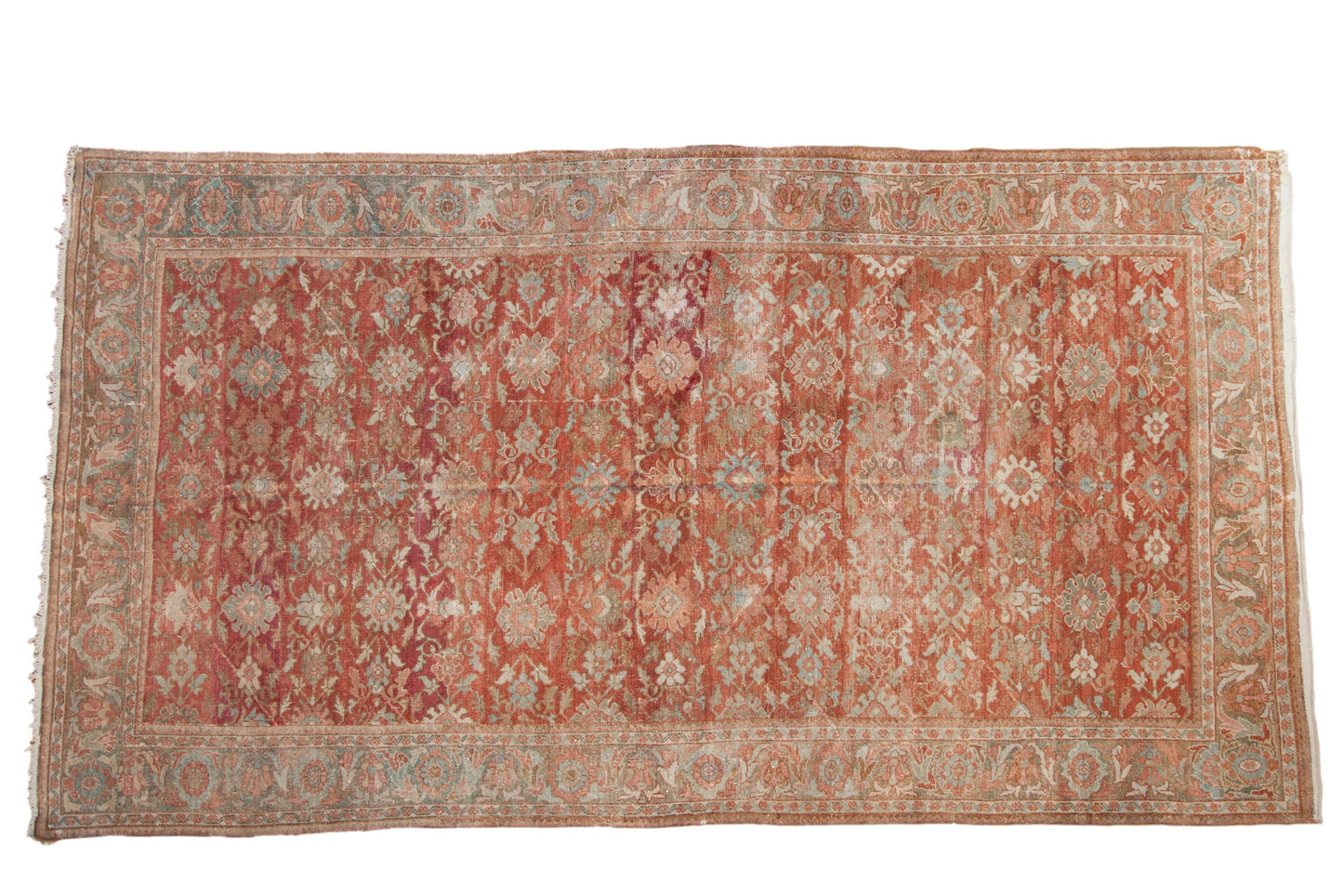 5.5x10 Vintage Distressed Mahal Carpet
