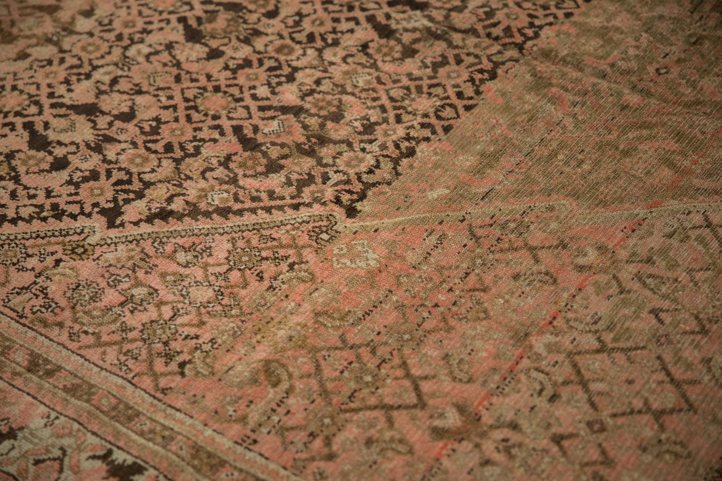 7x16 Vintage Distressed Malayer Carpet