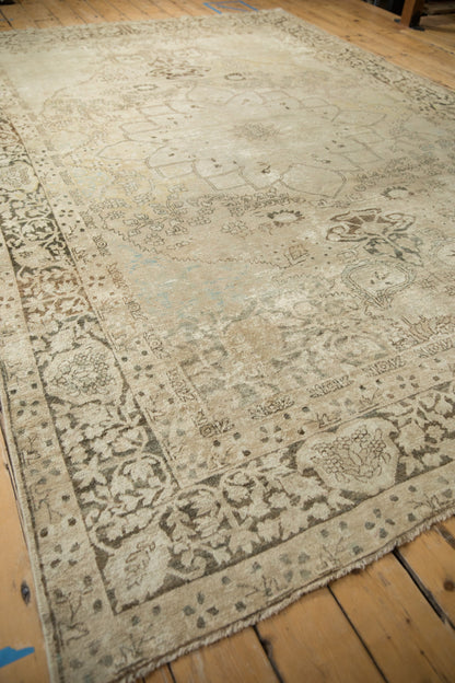 8x11 Antique Distressed Kerman Carpet