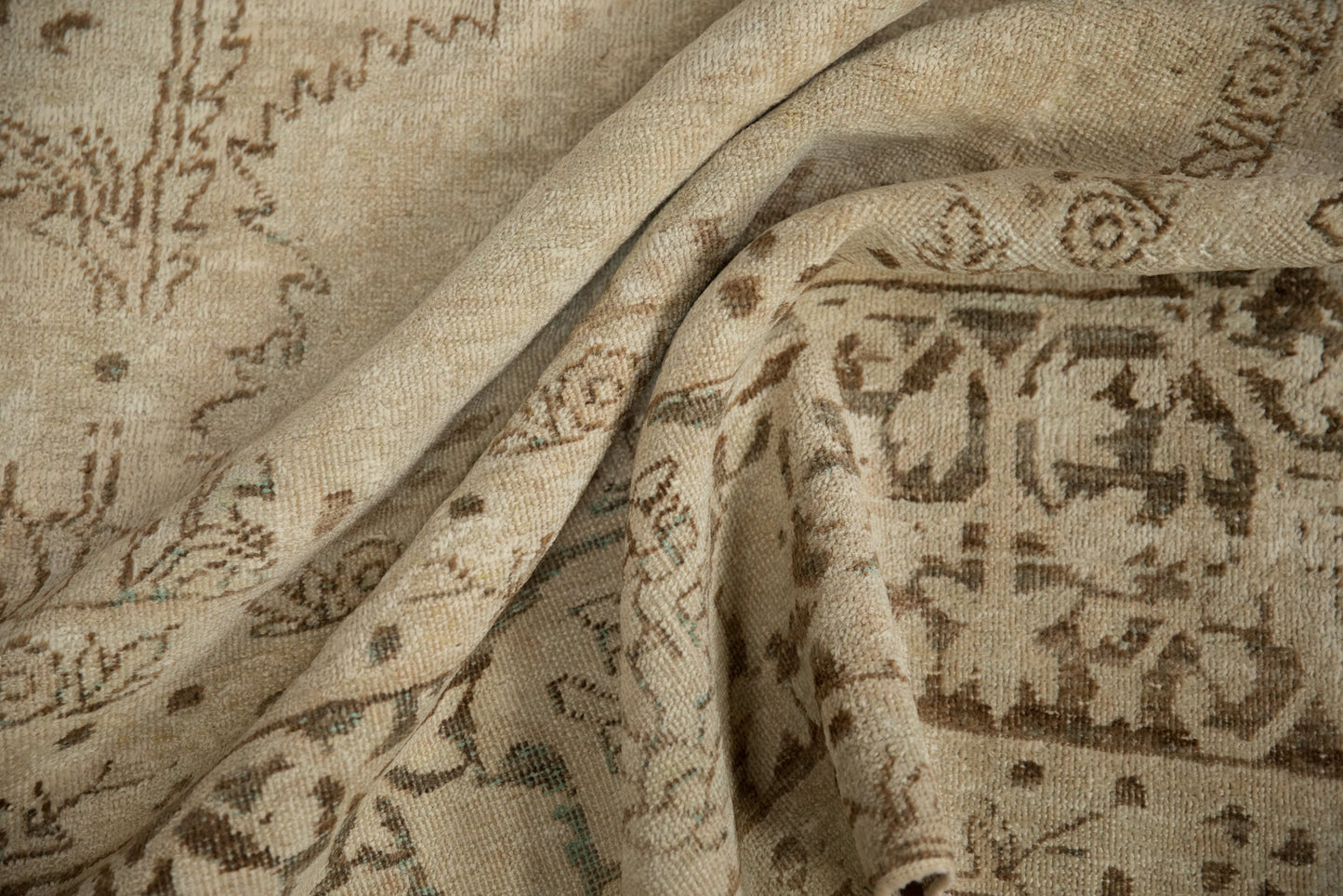 8x11 Antique Distressed Kerman Carpet