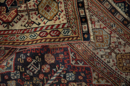 5.5x7.5 Antique Fine Qashqai Carpet