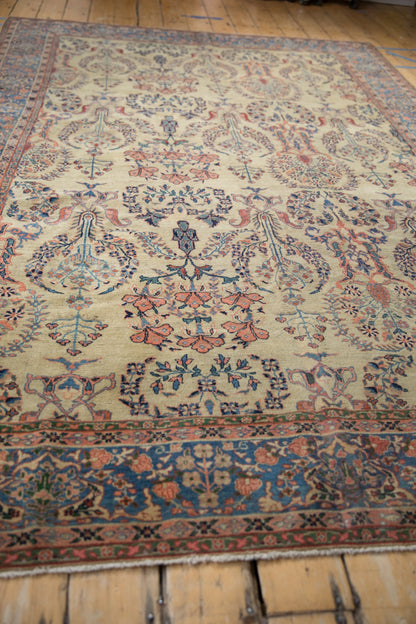 7x10 Antique Farahan Sarouk Carpet