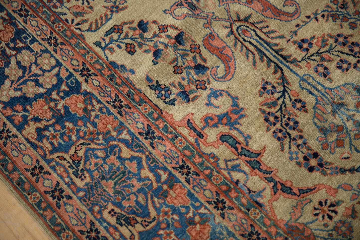 7x10 Antique Farahan Sarouk Carpet