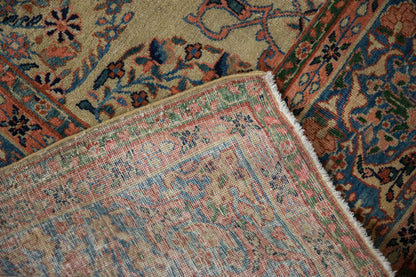 7x10 Antique Farahan Sarouk Carpet