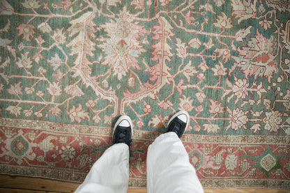 8x10.5 Vintage Distressed Karaja Carpet