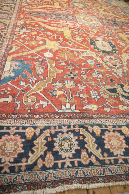 11.5x16.5 Antique Heriz Carpet