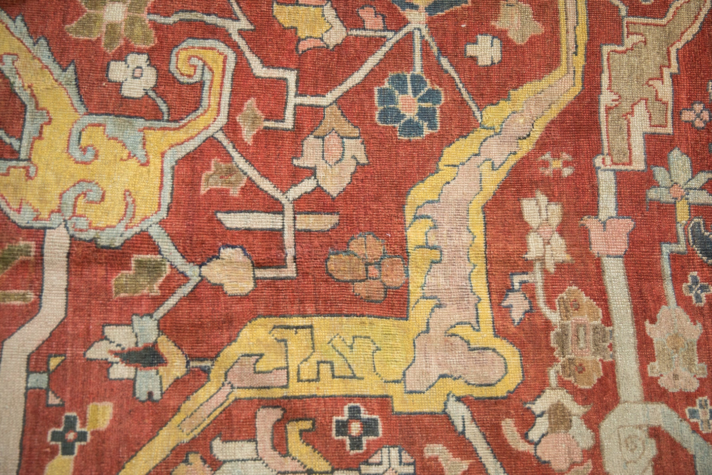 11.5x16.5 Antique Heriz Carpet