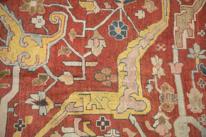 11.5x16.5 Antique Heriz Carpet