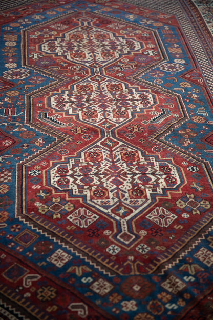 5.5x10 Antique Qashqai Carpet