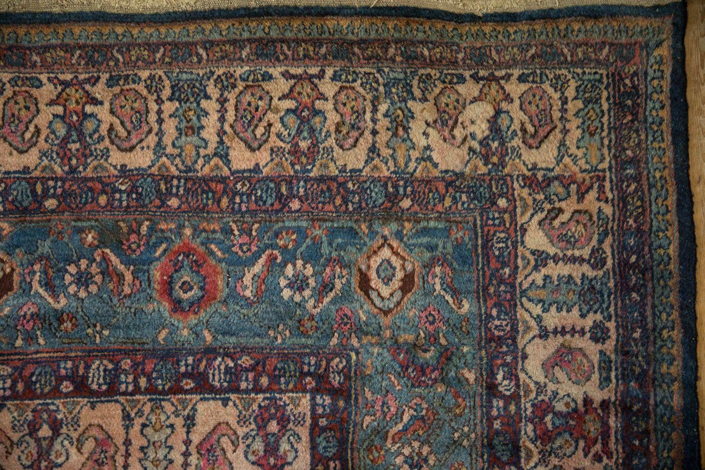 11.5x17 Vintage Bibikabad Carpet