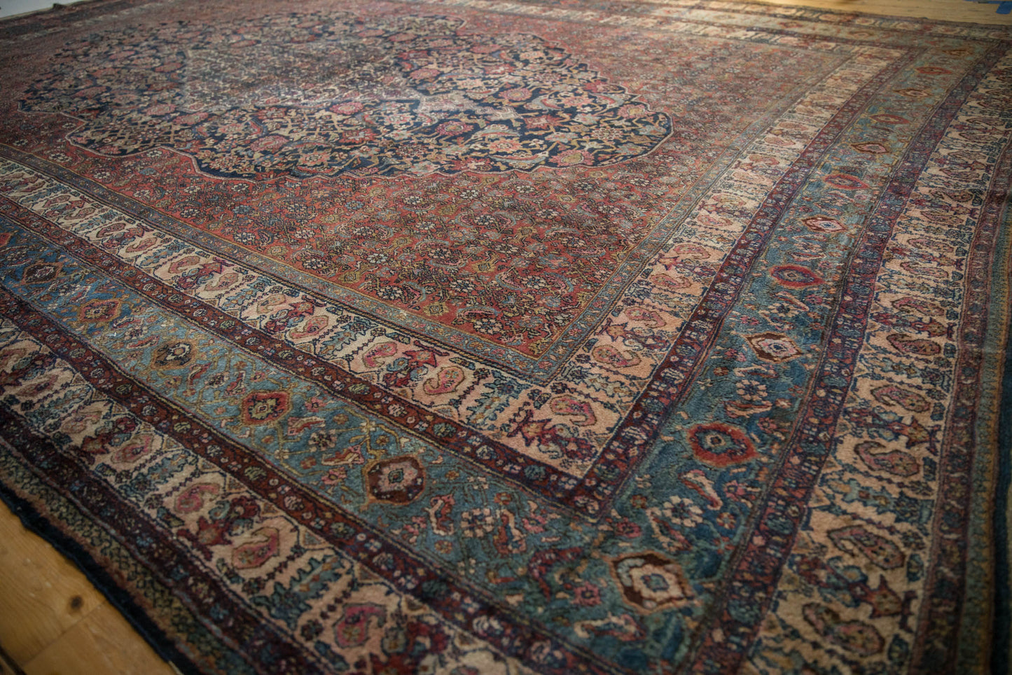 11.5x17 Vintage Bibikabad Carpet