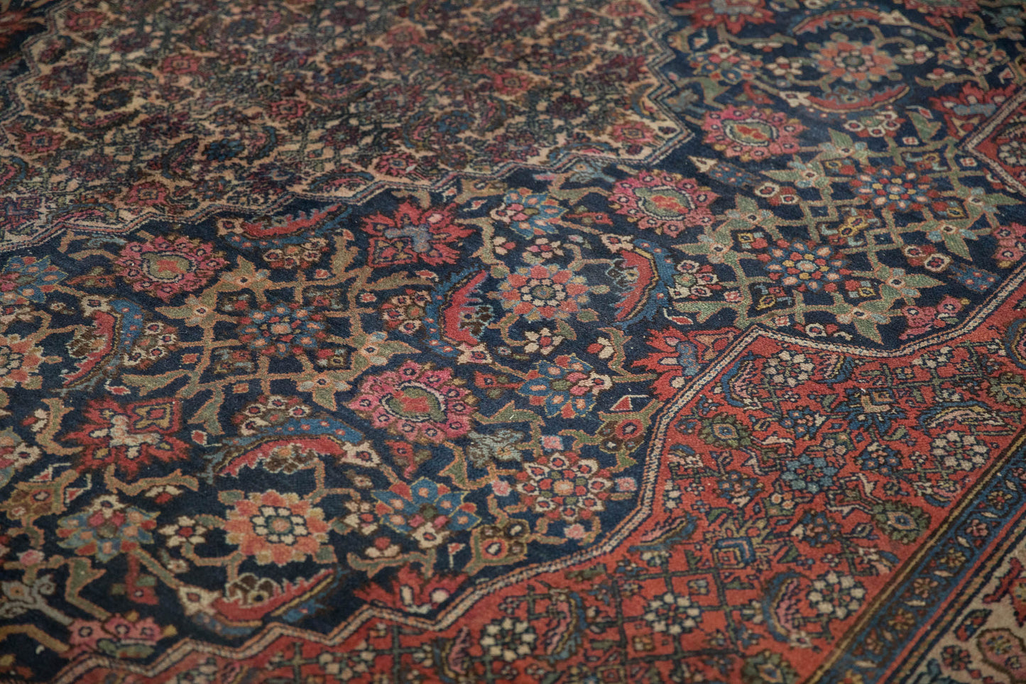 11.5x17 Vintage Bibikabad Carpet