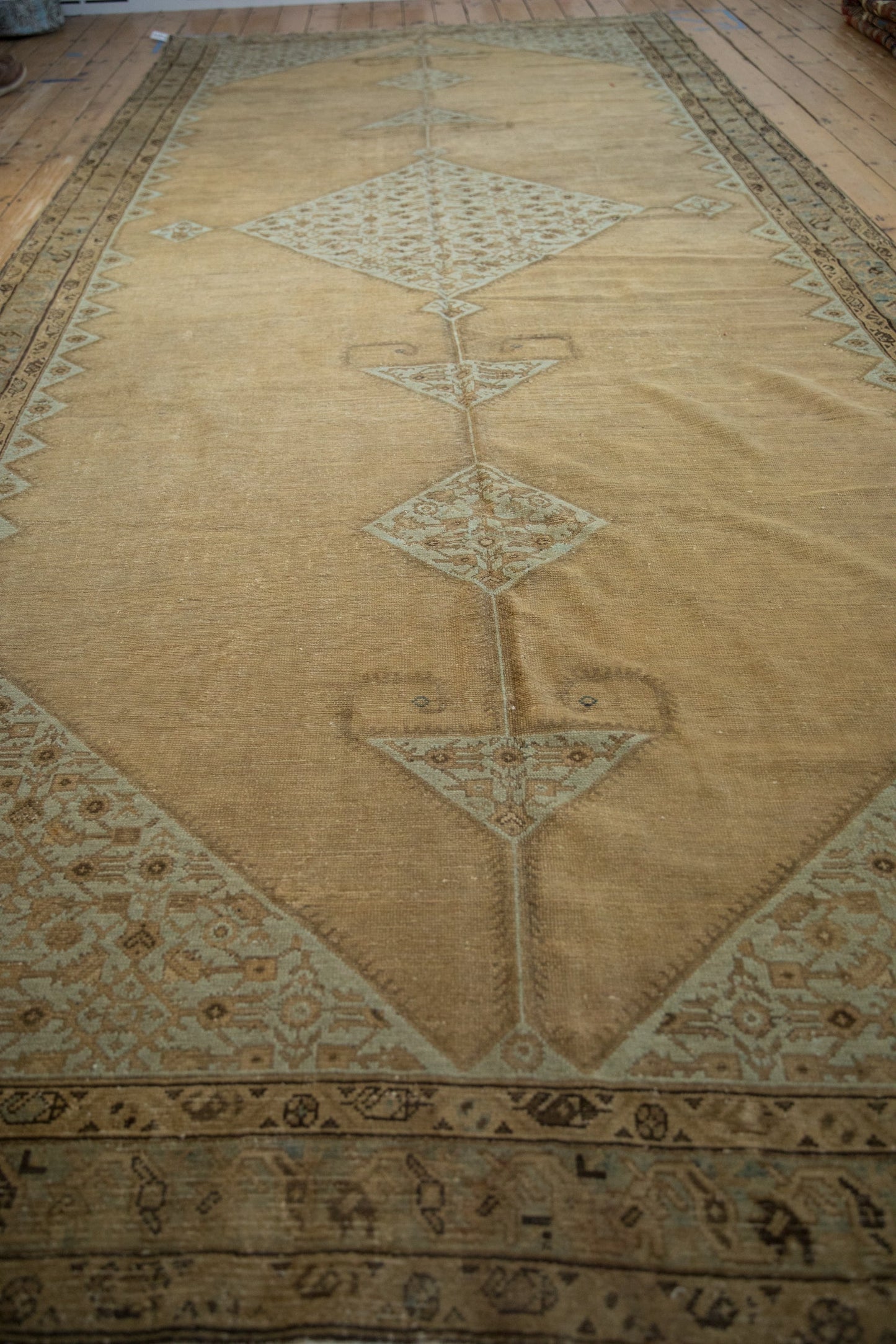 7x16 Antique Distressed Malayer Carpet