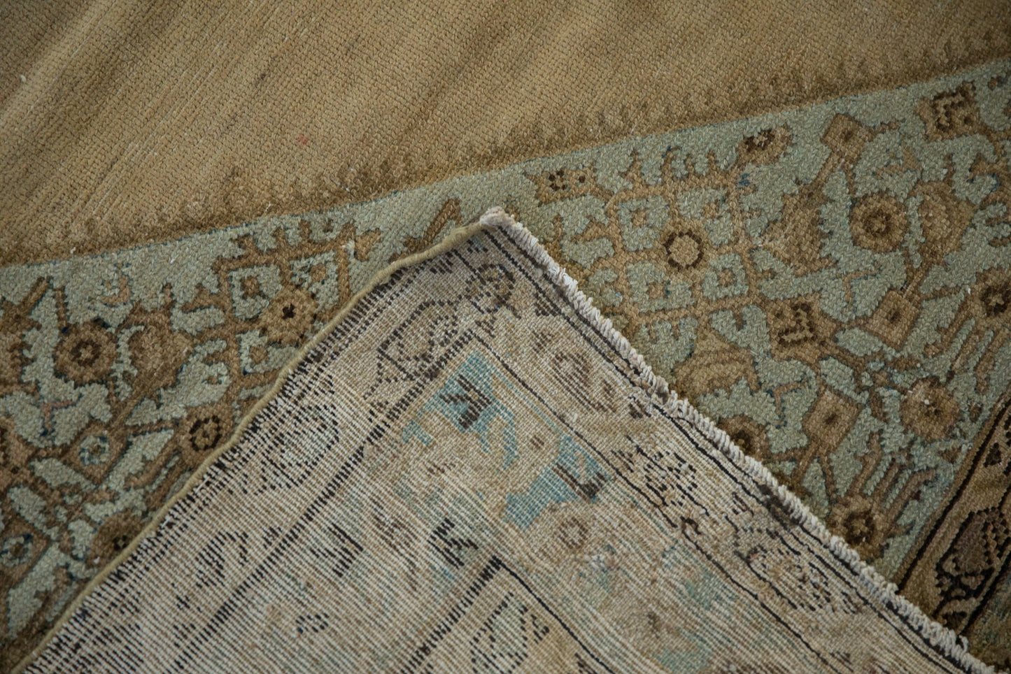 7x16 Antique Distressed Malayer Carpet