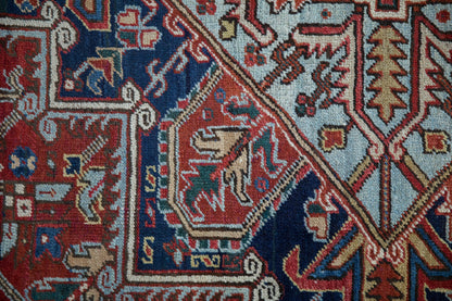 9.5x12 Vintage Heriz Carpet