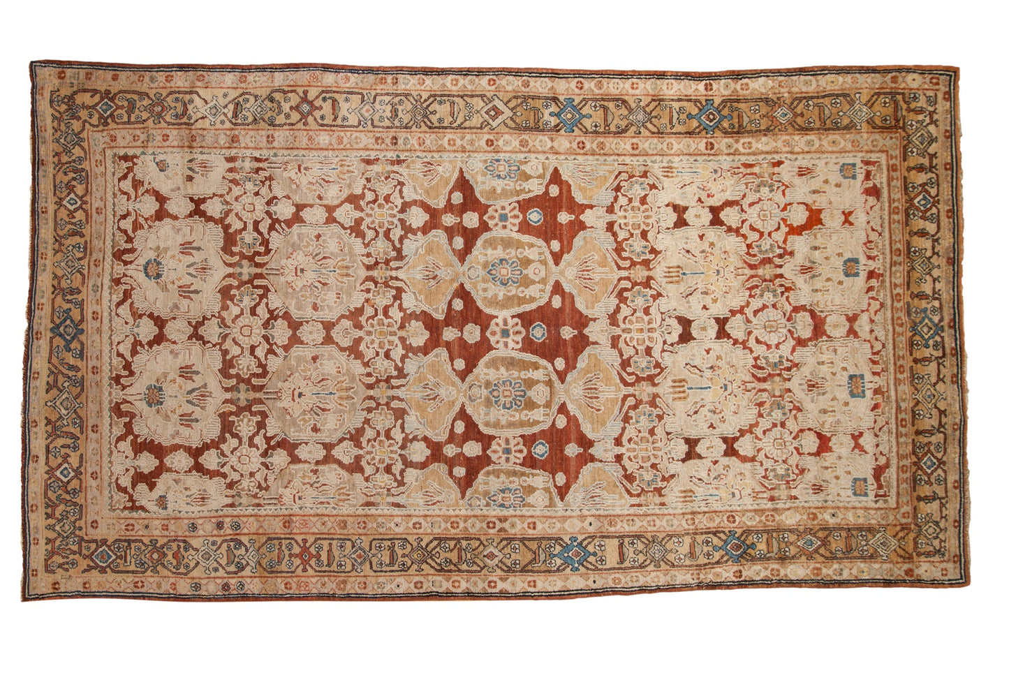 6.5x11.5 Vintage Bibikabad Carpet